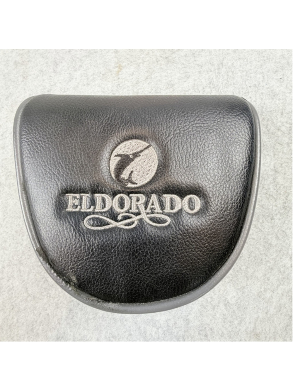PRG Eldorado Golf Mallet Putter Headcover Black Leatherette Magnetic